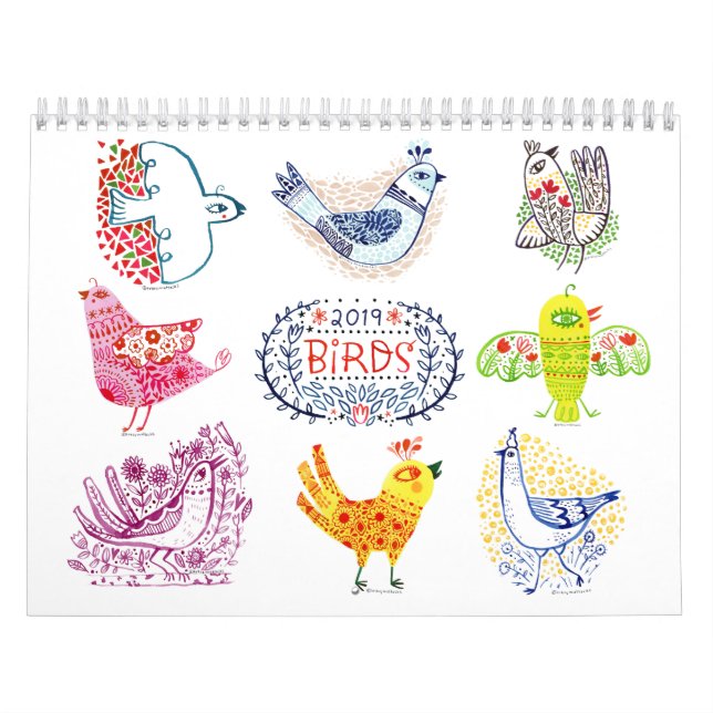 Birds Calendar (Cover)