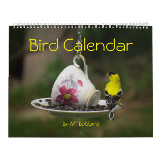 Birds Calendar with Large Numbers