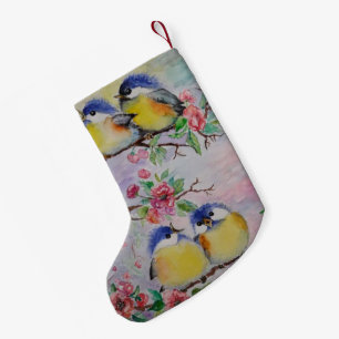 Birds Christmas Stocking