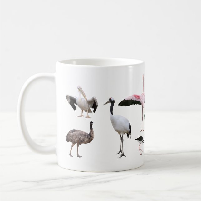 birds coffee mug (Left)