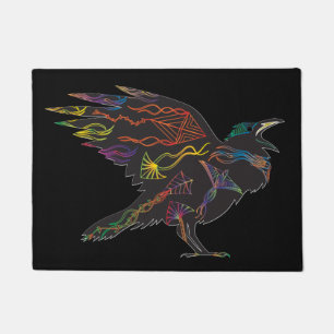 Birds - Crows, Blackbirds - Kites and Ravens Doormat