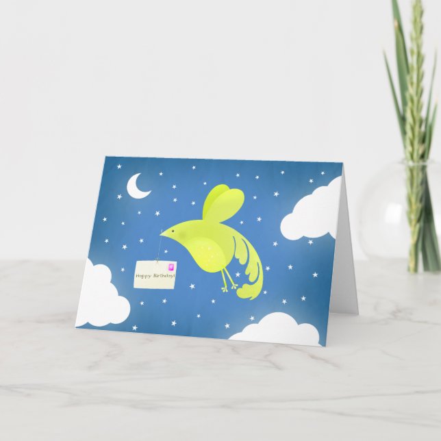 Birds delivery service - greeting cards (Front)