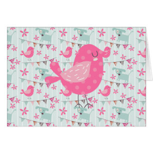 Birds, Dogs, Banners, Flowers