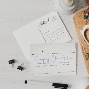 Birds Dropping You a Line Send a Note Say Hi Postcard