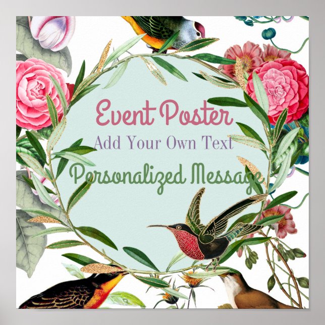 Birds Event Poster (Front)