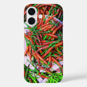 Bird's Eye Chilli Peppers iPhone 16 Case