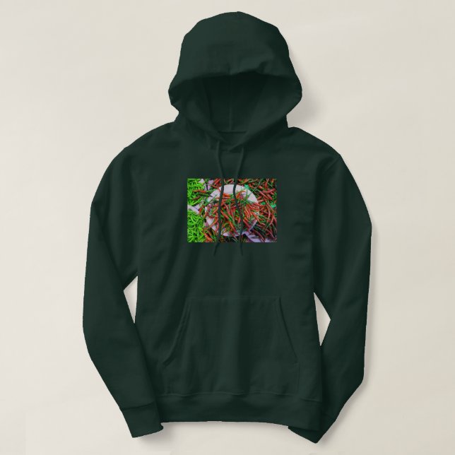 Bird's Eye Chilli Peppers Hoodie (Design Front)