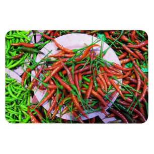 Bird's Eye Chilli Peppers Magnet