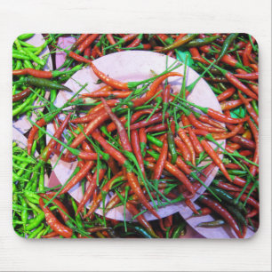 Bird's Eye Chilli Peppers Mouse Pad