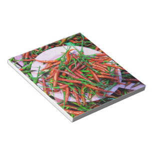 Bird's Eye Chilli Peppers Notepad