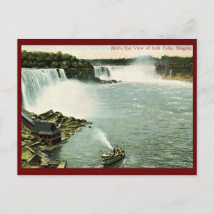 Bird's Eye View, Niagara Falls Vintage Postcard