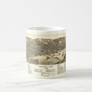 Bird's Eye View of Bellaire, Ohio (1882) Coffee Mug