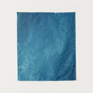 Bird's-eye view of body of water tapestry