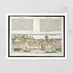 Bird's Eye View of Constance from the Nuremberg Ch Postcard
