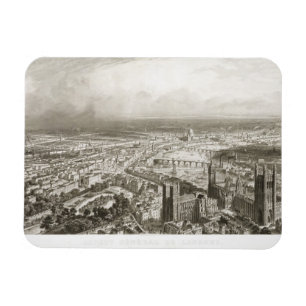 Bird's Eye View of London from Westminster Abbey, Magnet
