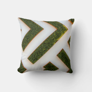 Bird's eye view of maze garden cushion