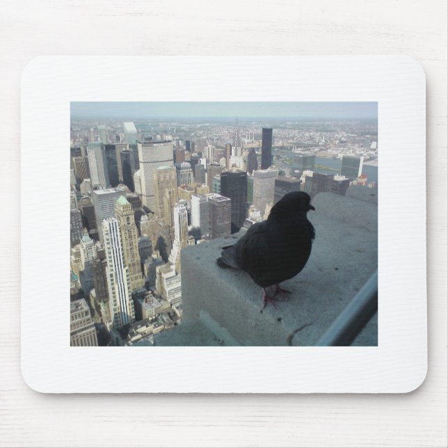 Bird's Eye View of New York Mouse Pad (Front)