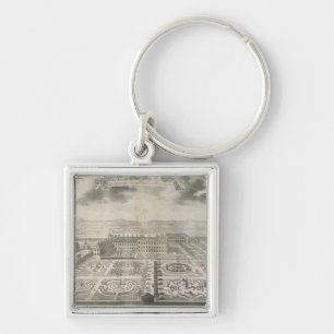 Bird's Eye View of the Gardens Kensington Key Ring