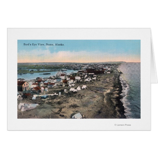 Bird's Eye View of TownNome, AK (Front Horizontal)