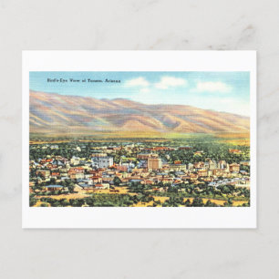 Bird's-Eye View of Tucson, Arizona, Vintage Travel Postcard