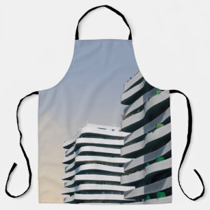 BIRD'S EYE VIEW OF TWO TOWER BUILDINGS APRON