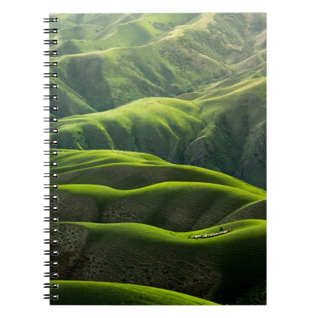 BIRD'S EYE VIEW PHOTOGRAPH OF GREEN MOUNTAINS NOTEBOOK (Front)