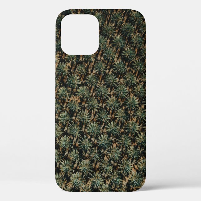 Bird's eye view photography of palm trees Case-Mate iPhone case (Back)