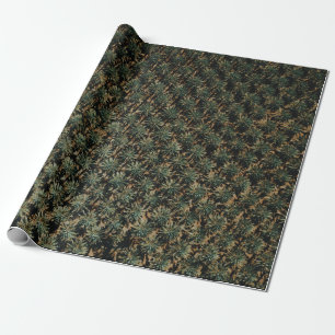 Bird's eye view photography of palm trees wrapping paper