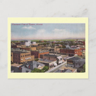 Bird's Eye View, Tucson, Arizona 1912 Vintage Postcard