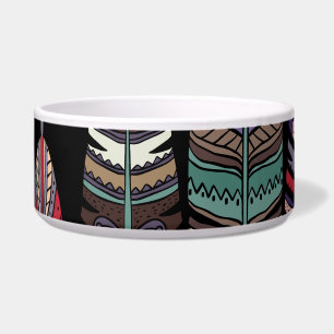 Birds Feathers Tribal Art Seamless