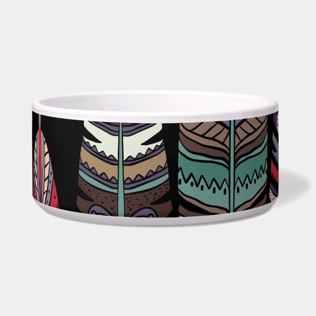 Birds Feathers Tribal Art Seamless (Front)