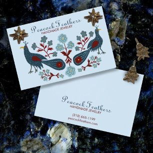 Birds Floral Earring Necklace Jewellery Display Ca