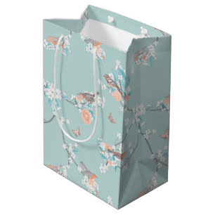 Birds & Flowers Medium Gift Bag