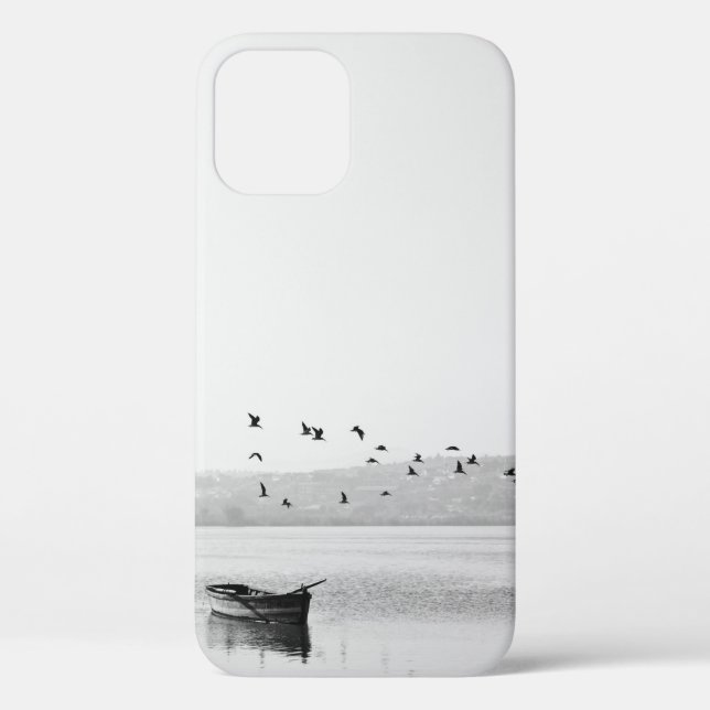 BIRDS FLYING OVER BOAT Case-Mate iPhone CASE (Back)