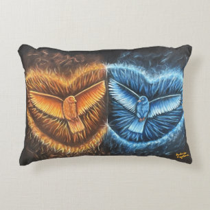 Birds Flying Together- Decorative Cushion