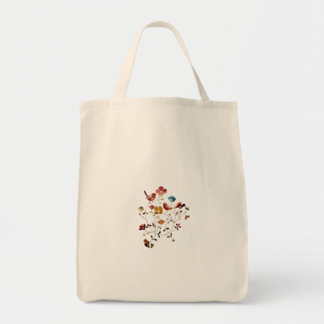 Birds Grocery Bag (Front)
