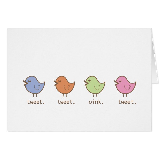 birds in a row (Front Horizontal)