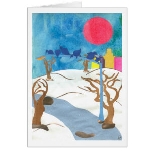 Birds in Central Park at Wintertime