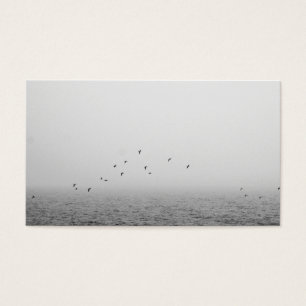 Birds in fog
