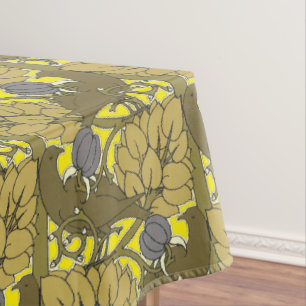 Birds In Fruit Tree Pattern by Voysey Tablecloth