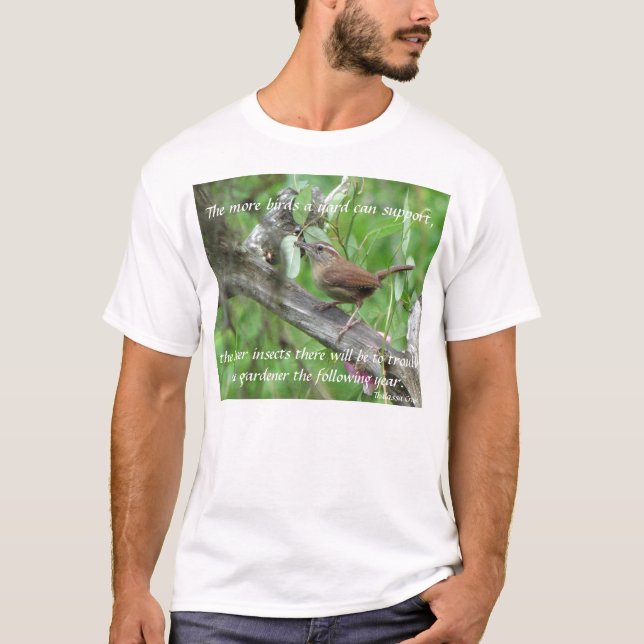 Birds in Gardens T-Shirt (Front)