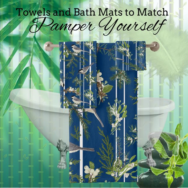 Birds in Greenery Towel (Creator Uploaded)