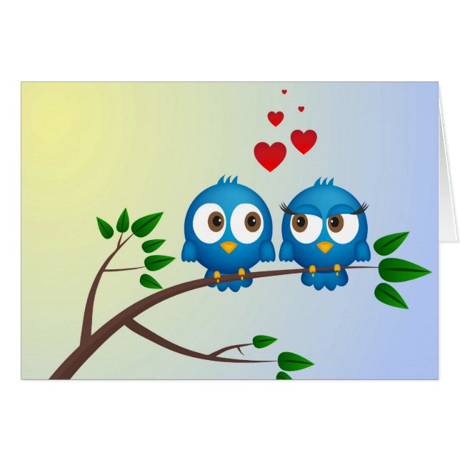 Birds in love (Front Horizontal)