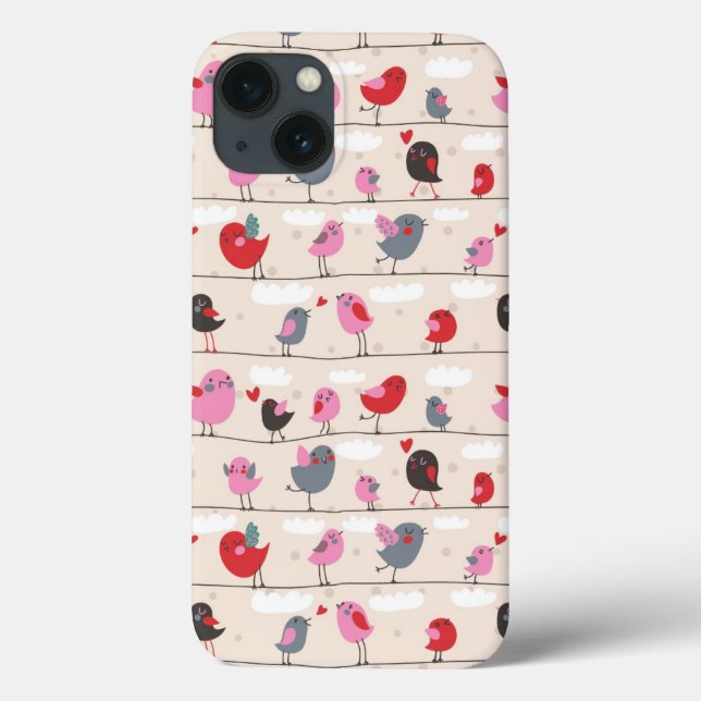 Birds in Love Case-Mate iPhone Case (Back)