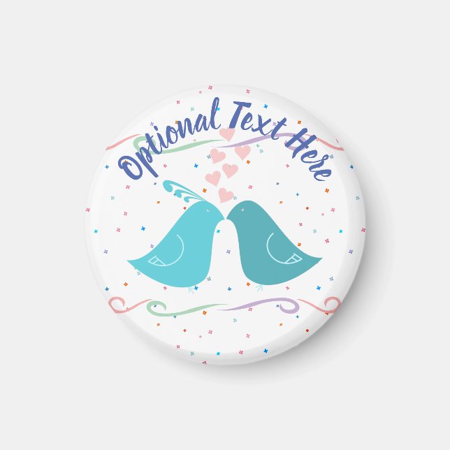 Birds in Love Magnet (Front)