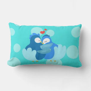 Birds in love pillow