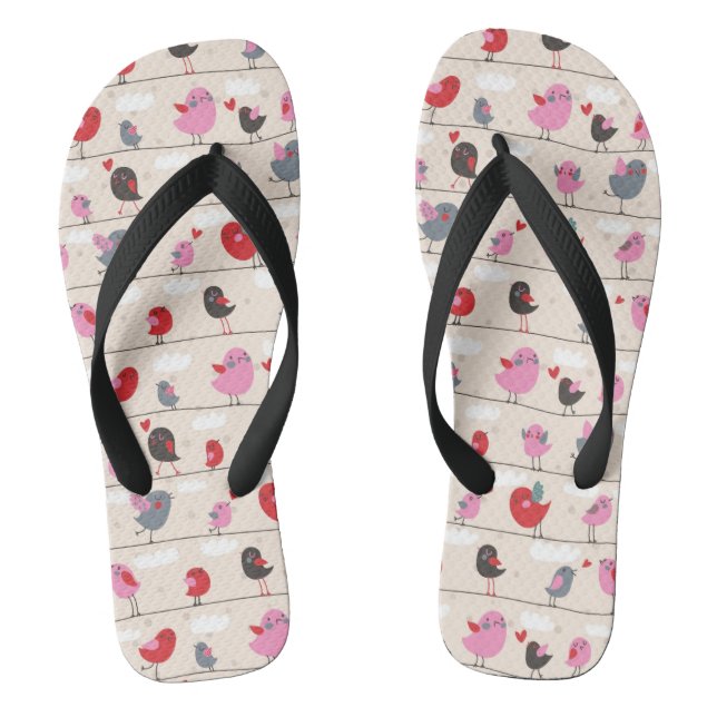 Birds in Love Thongs (Footbed)