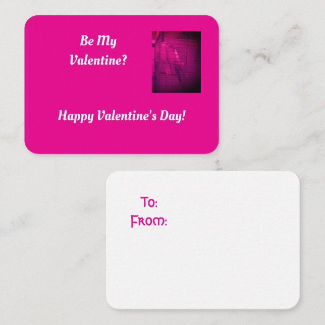 Birds in Love Valentine's Day Note Cards (Front/Back)