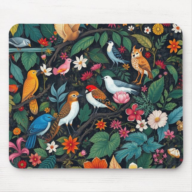 Birds in Nature Mouse Pad (Front)