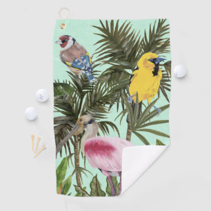 Birds in Paradise Golf Towel